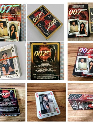 James Bond 007 playing cards new with 52 original images from first 10 films