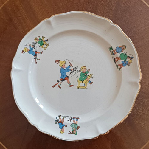 Villeroy & Boch porcelain children's dinnerware vintage used