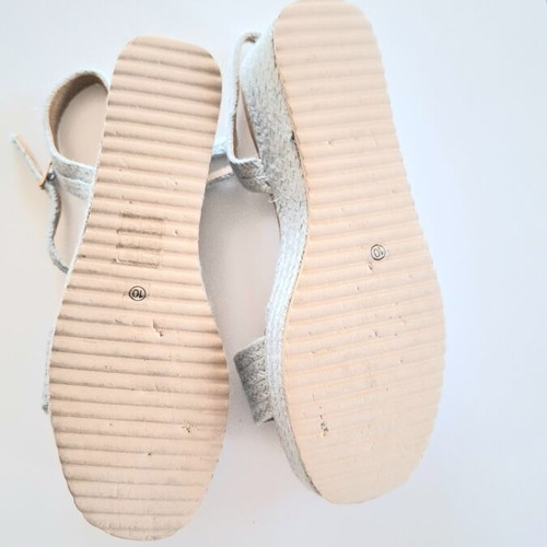 Shein turquoise platform espadrille sandals with anatomical sole sz40 new