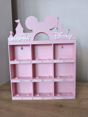 Playmobil Disney стойка за излагане на фигурки в розово