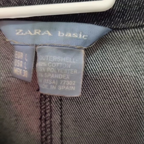 Zara denim jacket like new, women's
