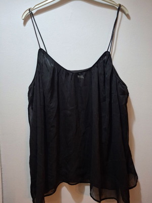 H&M summer blouse size 44 like new, black