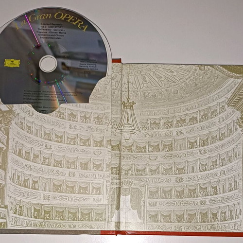 The Great Opera West Side Story Leonard Bernstein CD Book used