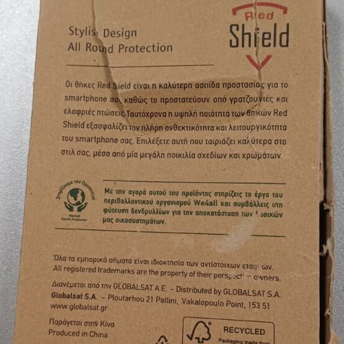 Red Shield screen protector for Samsung Galaxy A05s clear