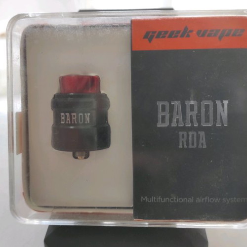 Baron RDA by GeekVape used, black steel