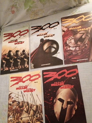 300 comic graphic novel complete set of 5, new, Greek edition