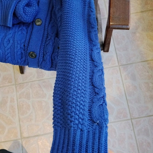 Tailor Made Knitwear blue knitted cardigan like new, size L