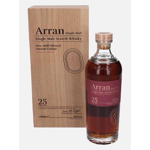 Arran Single Malt 25 Years Old Scotch Whisky, Isle of Arran