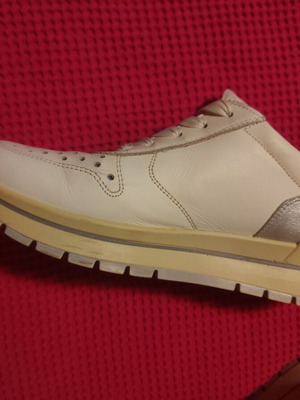 Imac women's sneakers used, full leather, white