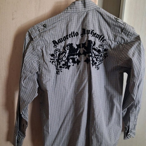 Amaretto Kids Shirt like new, gray, size 10