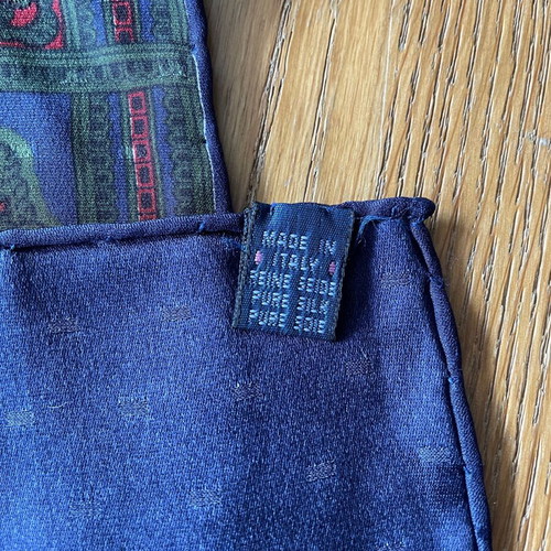 Burberry’s men's silk scarf new with beautiful patterns