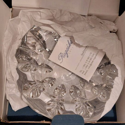 Rogaska vintage ashtrays new, authentic