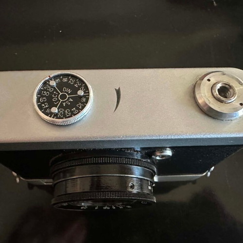 Chaika-II Collectible Analog Camera with Industar-69 Lens and Leather Case like new