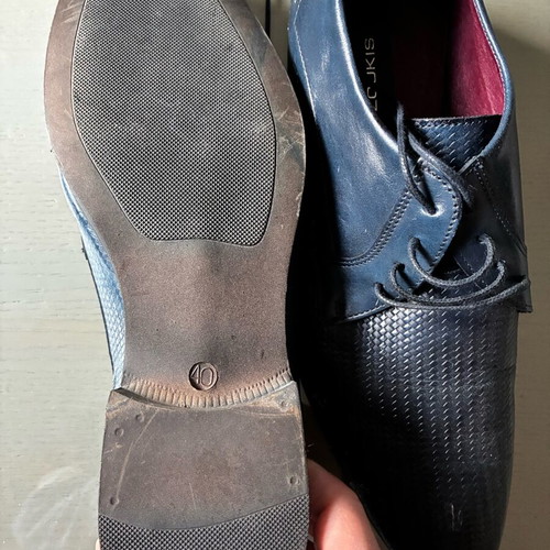 Zoukis Ioannina shoes size 40 like new blue for formal occasions
