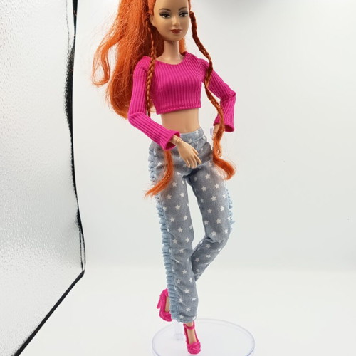 Barbie Extra doll fashion clothes set with pants, top and shoes