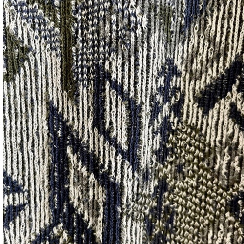 Kimono overcoat like new one size with embossed knit and boho pattern