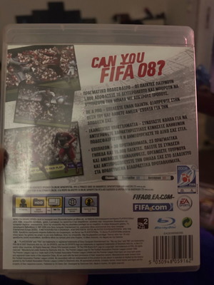 FIFA 08 PS3 game lightly used