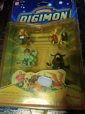 Mini Action Figure Digital Digimon Monster Serie 4 IV συλλεκτικό, σφραγισμένο