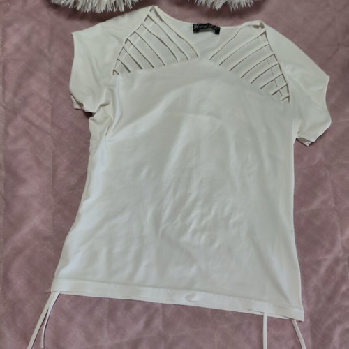 Blouse white, like new, sizes S and M