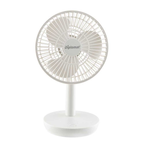 Diplomat DFX-363USB 6.3'' Desk Fan New, Rechargeable USB