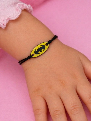 Macrame Batman bracelet handmade new