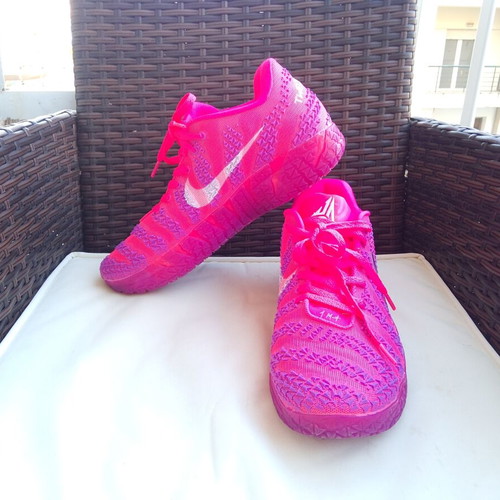 Nike Ja ZoomX Twelve basketball shoes pink size 46
