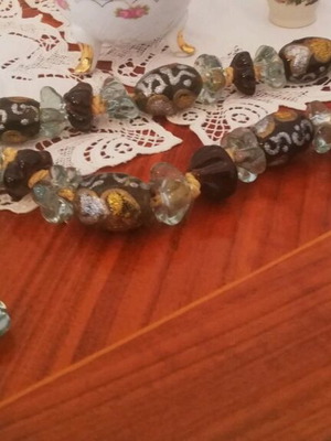 Murano decorative komboloi like new, crystal