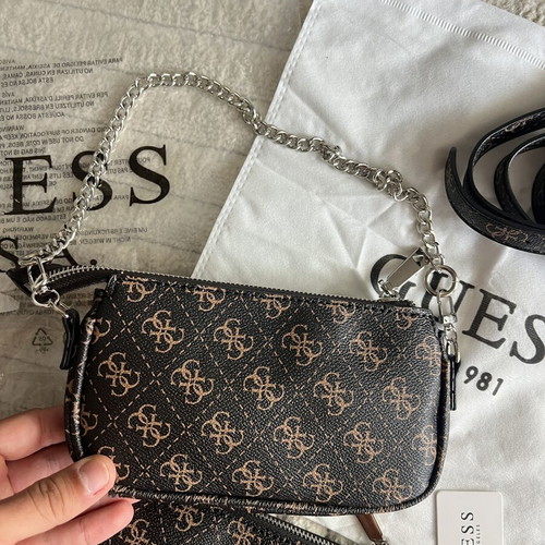 Guess bags set new, shoulder, brown, 2 pieces
