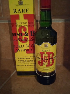 J&B Rare Scotch Whisky new, about 20 years old, sealed