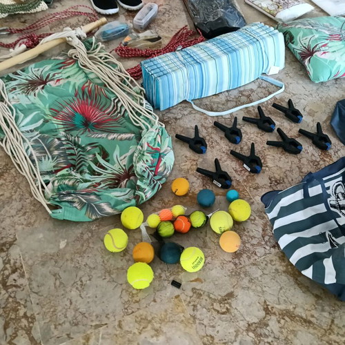 Summer items used, all together