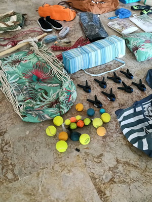 Summer items used, all together