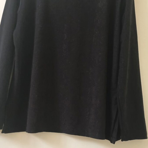 Women's blouse black, like new, sizes XL/XXL, viscose and cotton