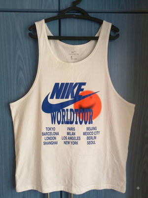 Nike World Tour αθλητικό t-shirt XL-XXL καινούργιο, άσπρο