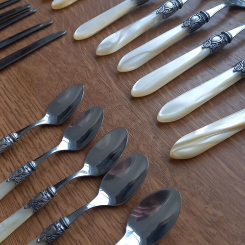Casa Bugatti Oxford Old-silver Cutlery Set for 6 People like new