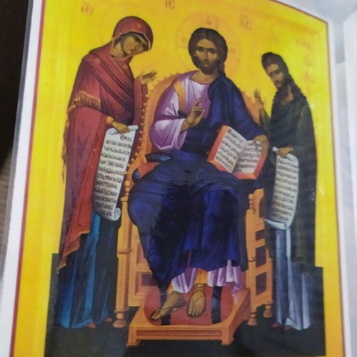 Religious nylon image new, 1 piece, 2 sheets