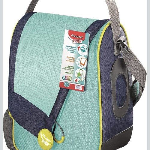 Maped insulated lunch bag, blue