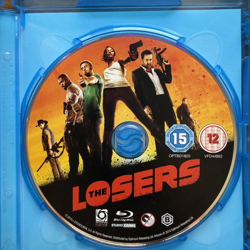 The Losers Blu-ray like new, English subtitles, no Greek subtitles