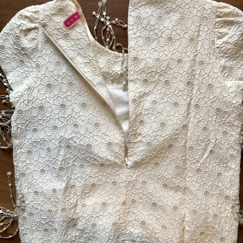 Manoush blouse with embroidery and fringes size 40 like new