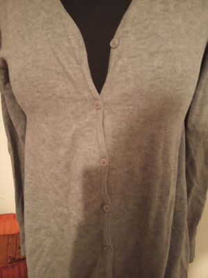 Gray cardigan with buttons size M