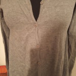 Gray cardigan with buttons size M