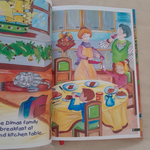 Children's English learning book A1 Christmas in London like new