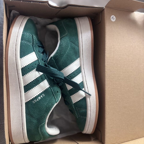 Adidas Campus shoes green, women size 38, like new