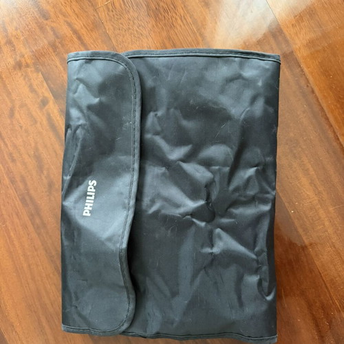Philips Hair Styling Iron used with accessories and carrying case