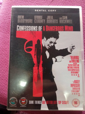 Confessions of a Dangerous Mind DVD like new, action adventure, subbed