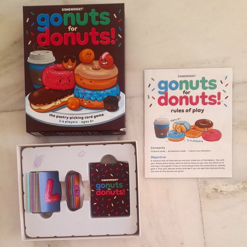 Donuts Go Nuts! board game like new, English edition