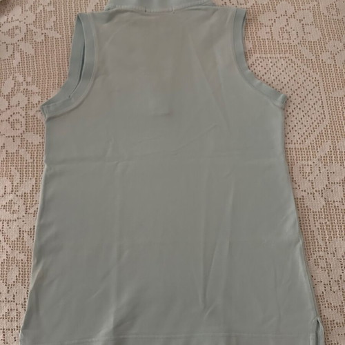 DKNY M women's blouse in sky blue, used!