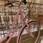Cambridge Energy pink city bike, vintage style