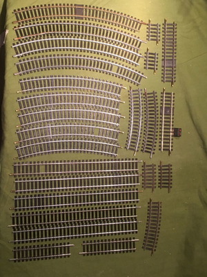 Jouef HO Scale Tracks 1/87 Set of 25 Pieces New