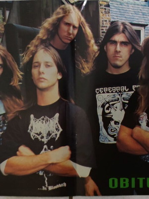 Obituary / Tankard double-sided poster used from Metal Hammer magazine