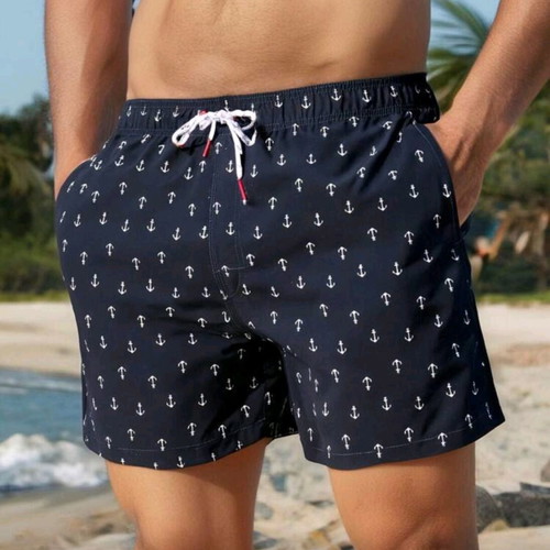 Men's swim shorts like new, elastic waist, pockets, sizes M and L